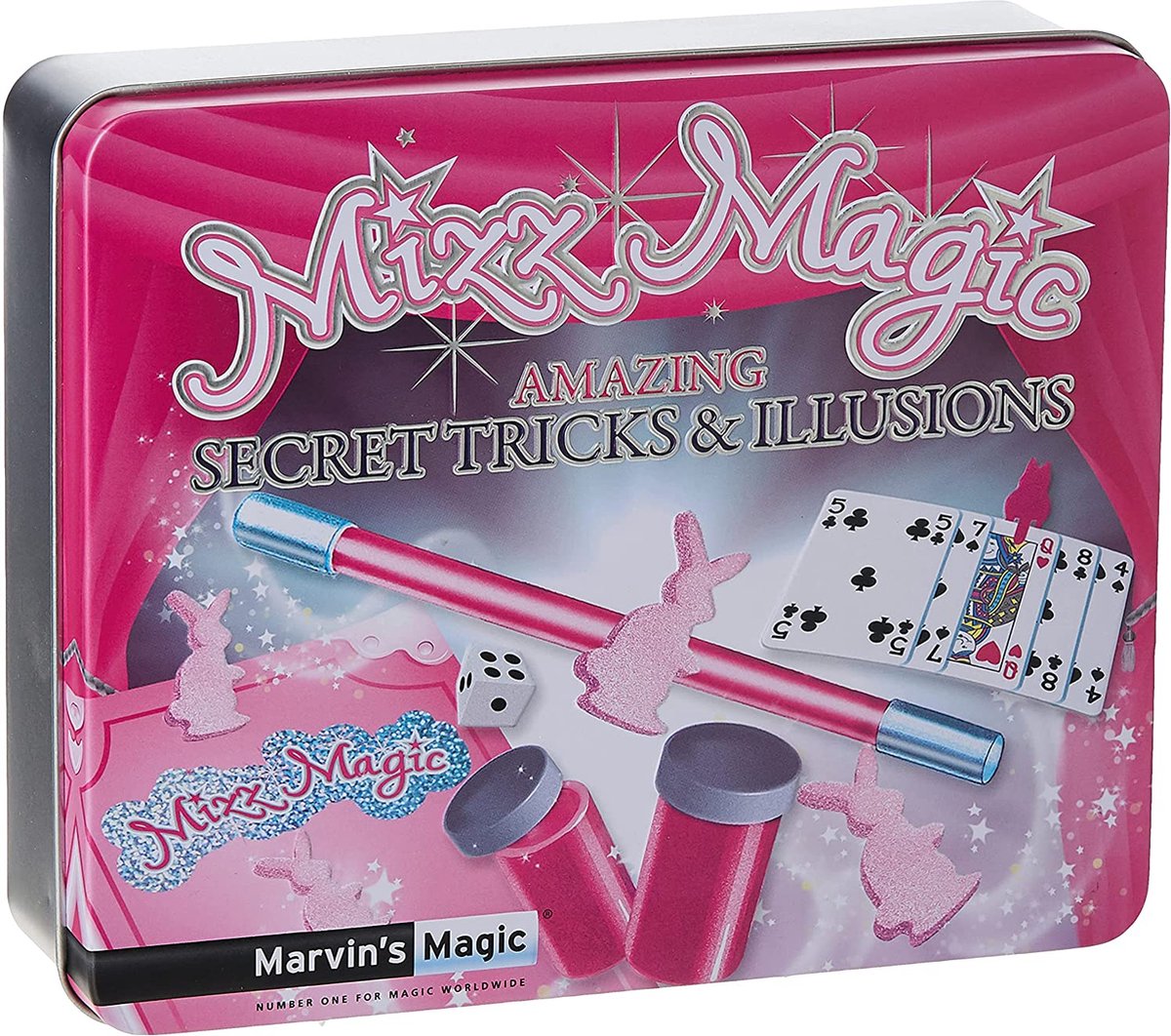 Marvins Magic - Mizz Magic Secret Trucs Set en Illusions Gift Set (in een Tin Gift Box)